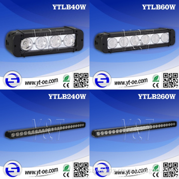 Waterproof IP67 Single Row LED Light Bar for Offroad, Jeep, SUV, Cuv (YTW20W-260W)